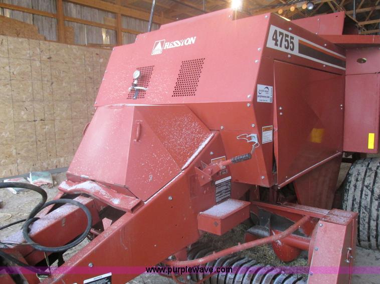 image for item E5424 1996 Hesston 4755 big square baler