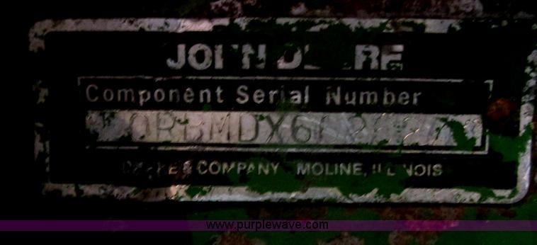 image for item E5425 1990 John Deere 5830 forage harvester