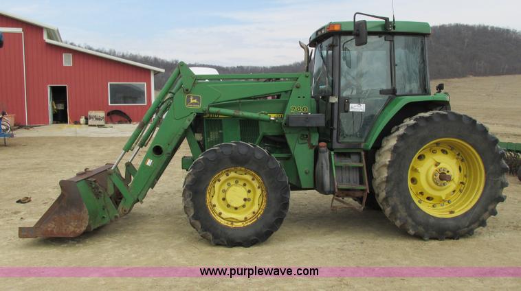 image for item G8791 1997 John Deere 7410 MFWD tractor