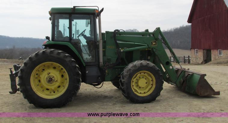 image for item G8791 1997 John Deere 7410 MFWD tractor