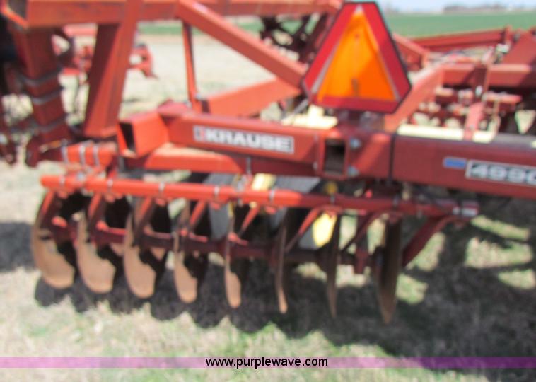 image for item H2210 2004 Krause 4990 28' folding disk