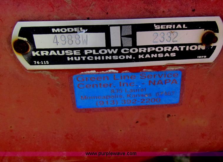 image for item H2210 2004 Krause 4990 28' folding disk