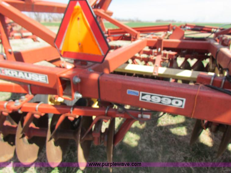 image for item H2210 2004 Krause 4990 28' folding disk