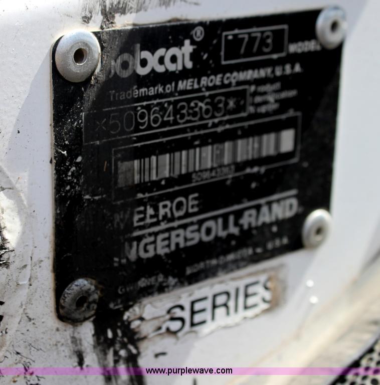 image for item H2212 1997 Bobcat 773 Turbo skid steer