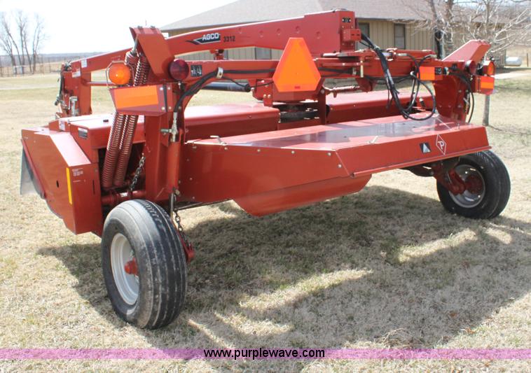 image for item H2215 2008 AGCO 3312 Hydroswing discbine swather