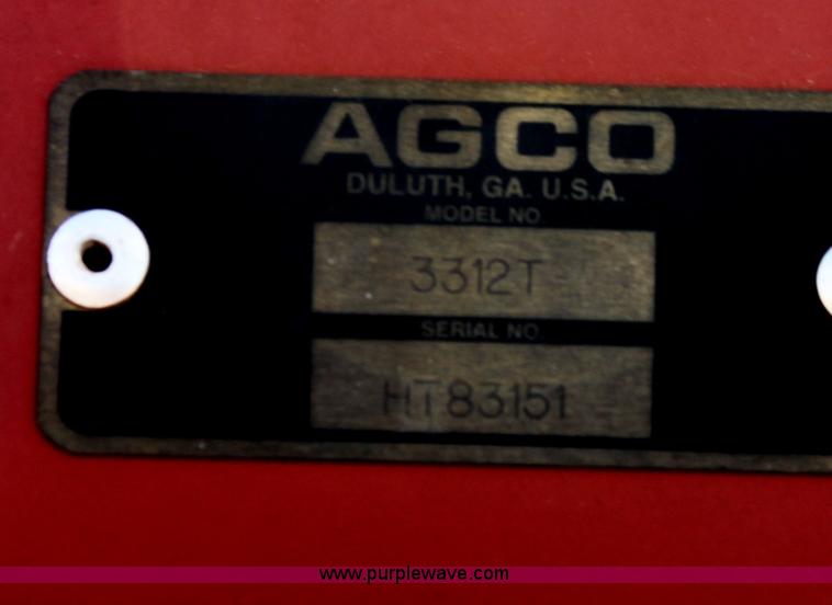 image for item H2215 2008 AGCO 3312 Hydroswing discbine swather