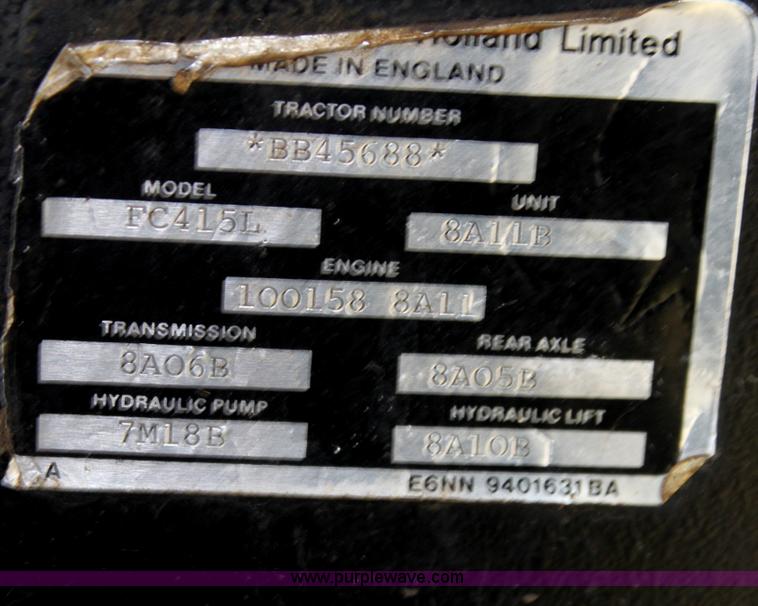 image for item H2217 1988 Ford 7710 tractor