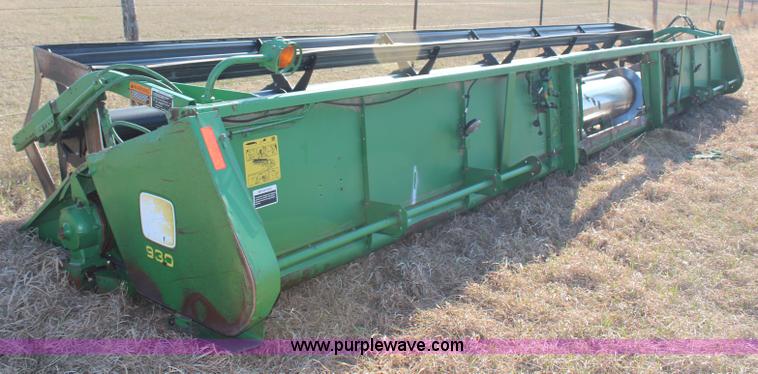 image for item H6234 1995 John Deere 930 rigid platform head