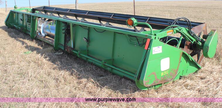 image for item H6234 1995 John Deere 930 rigid platform head