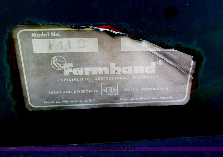 image for item I4190 Farm Hand F44B feed wagon