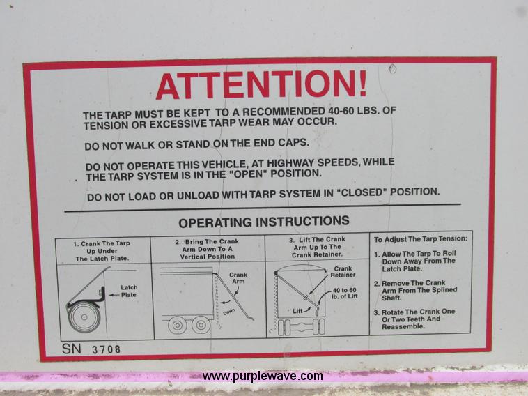 image for item I5521 2009 Alameda AHB32 32' grain trailer