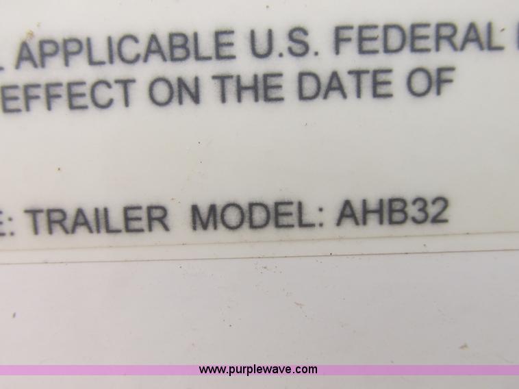 image for item I5521 2009 Alameda AHB32 32' grain trailer