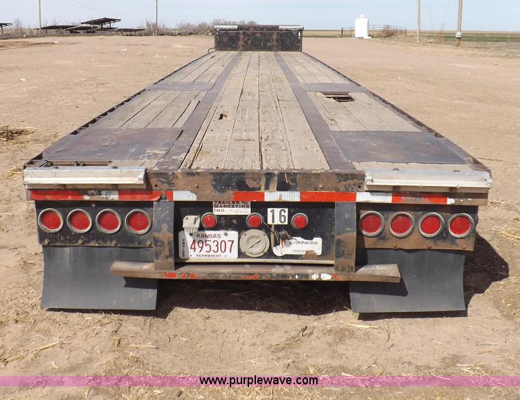 image for item I9016 1997 Doonan step deck trailer