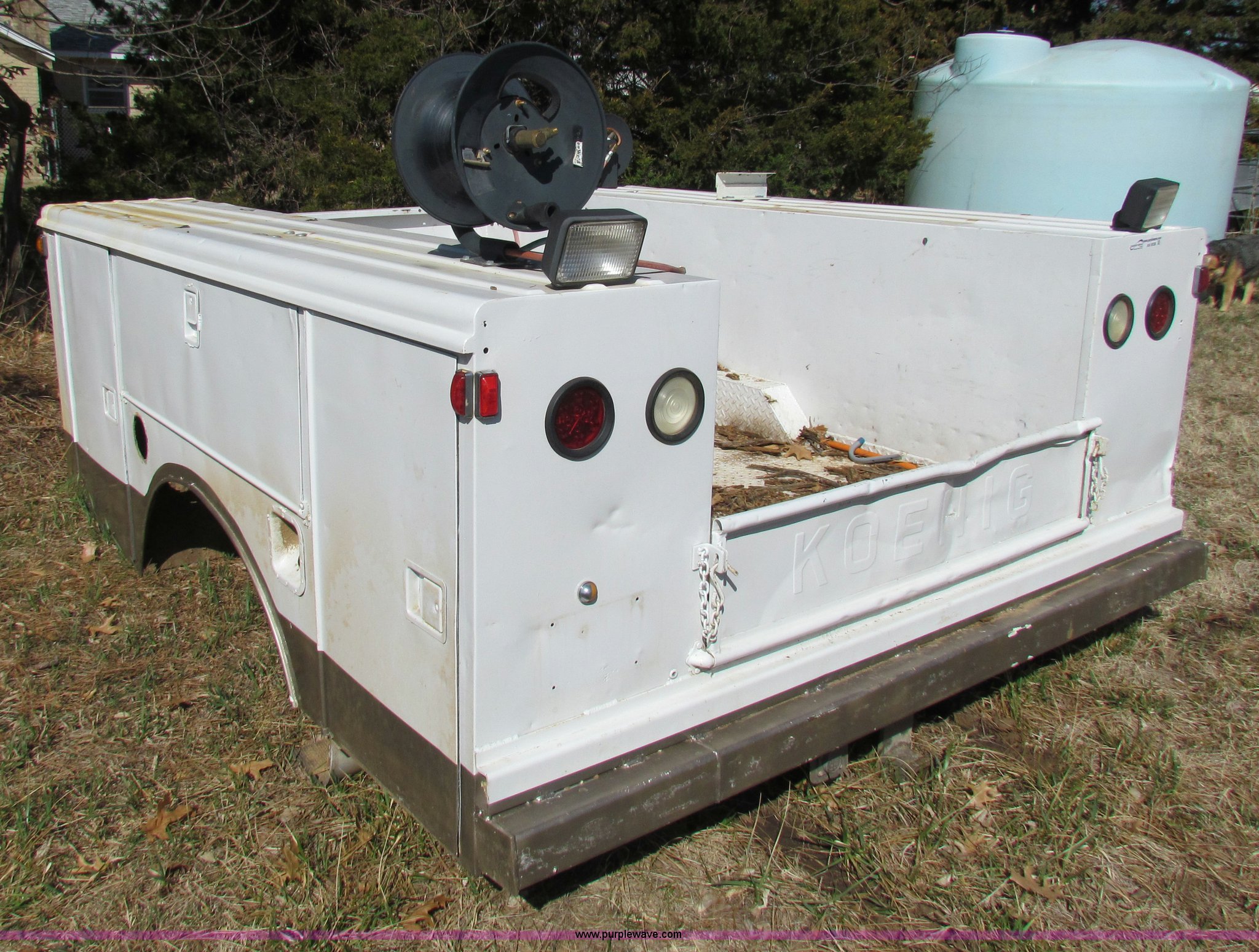 Koenig utility bed in Douglass, KS Item AN9938 sold Purple Wave