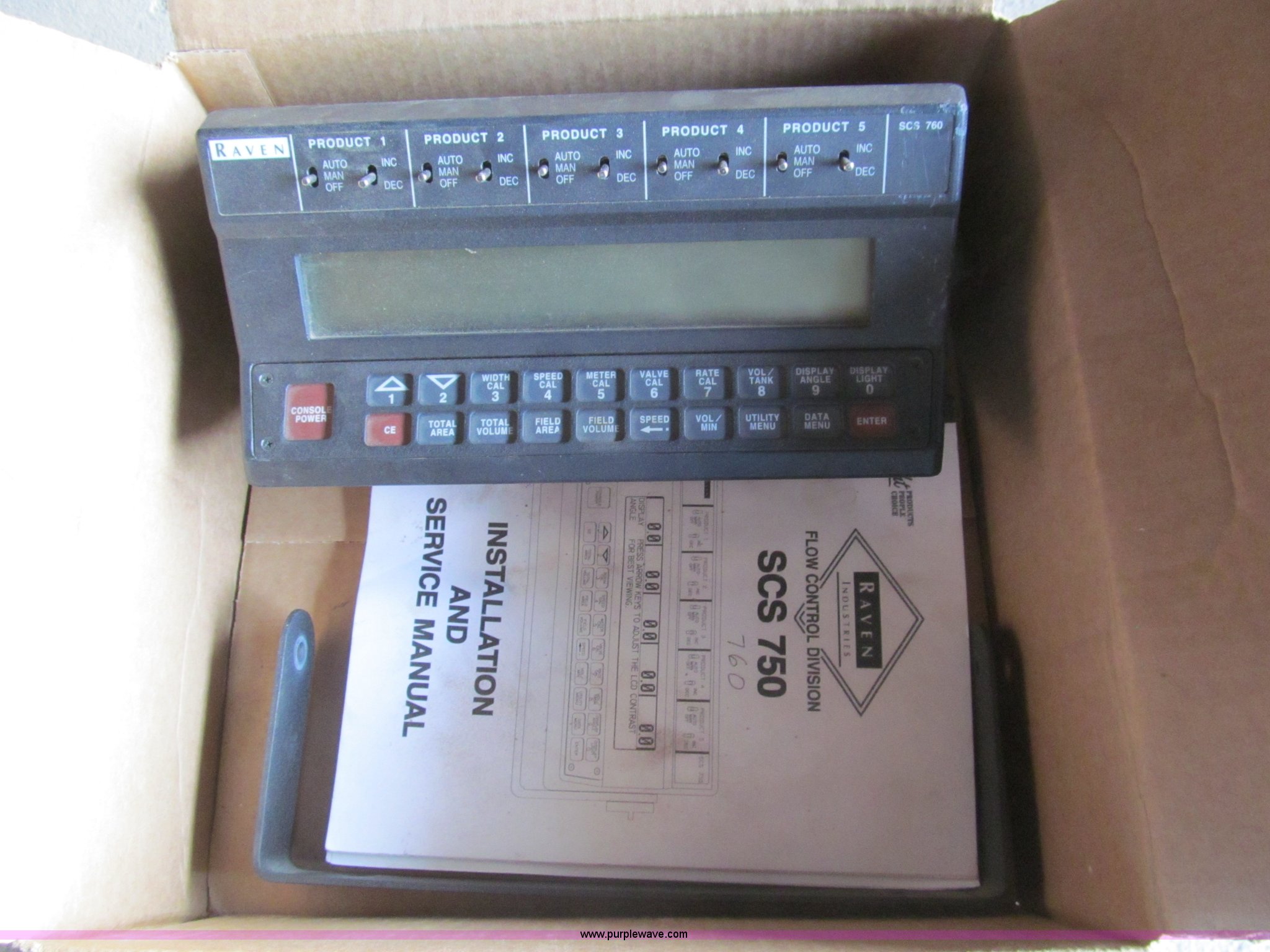 Raven SCS750 sprayer monitor in Hoisington, KS | Item AQ9948 sold ...
