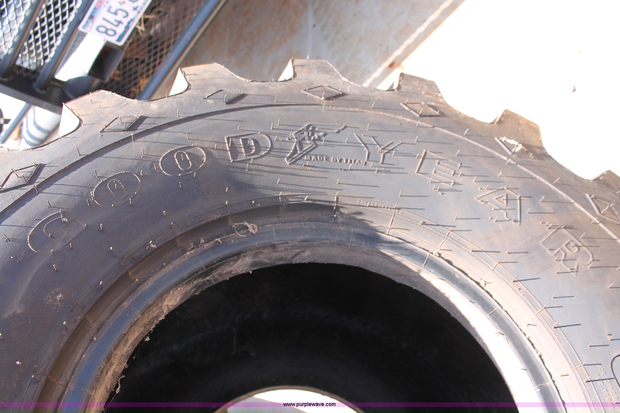 Goodyear TerraTire radial 48x31.00R20 NHS floatation tire and wheel in