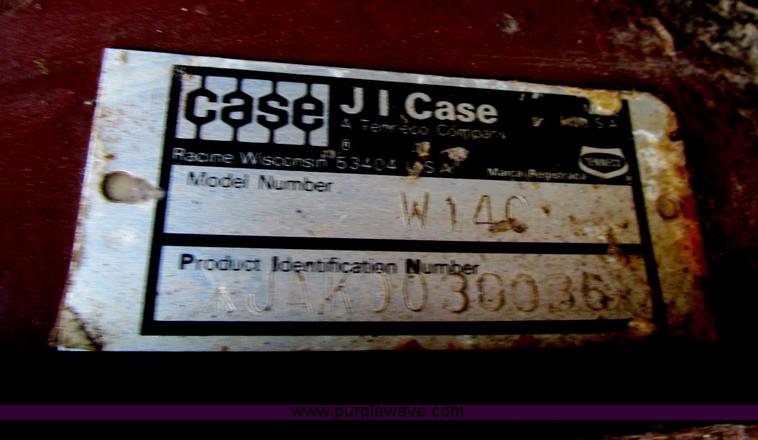 image for item AN9086 1991 Case W14C wheel loader