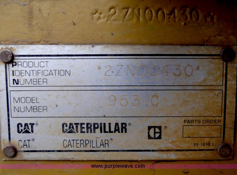 image for item C1917 1997 Caterpillar 953C track loader