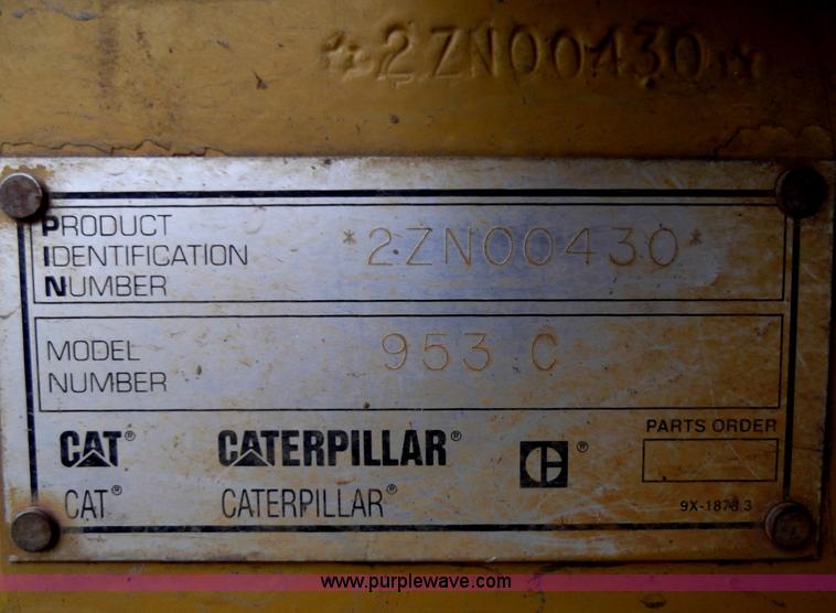 image for item C1917 1997 Caterpillar 953C track loader
