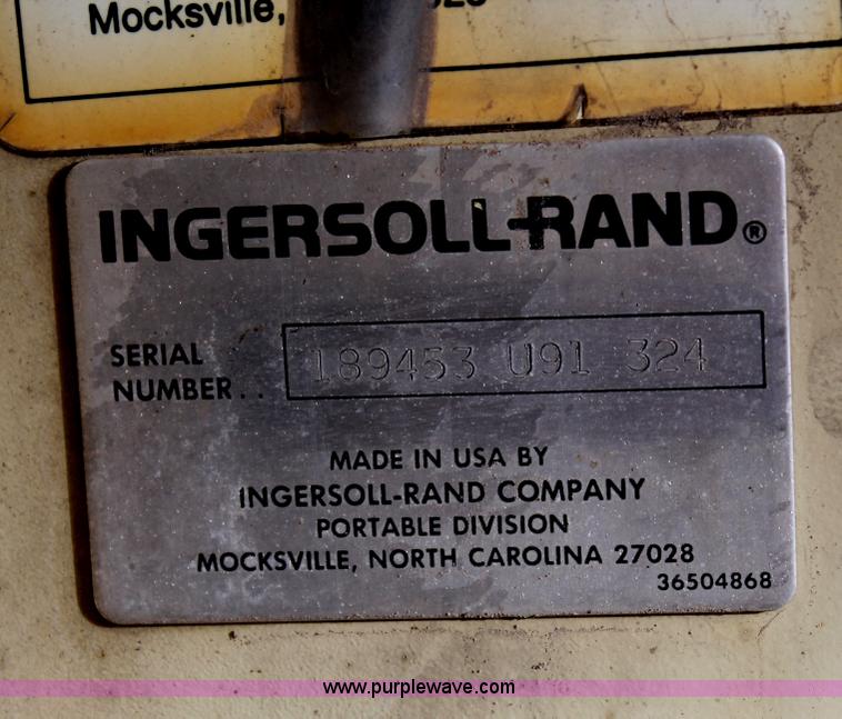 image for item C3771 Ingersoll Rand 175 air compressor