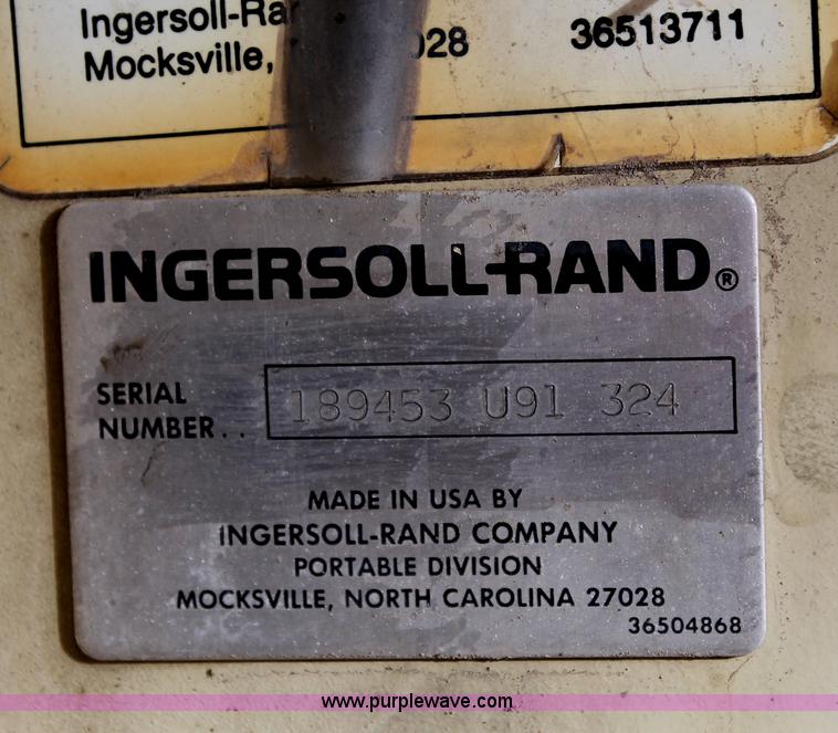 image for item C3771 Ingersoll Rand 175 air compressor