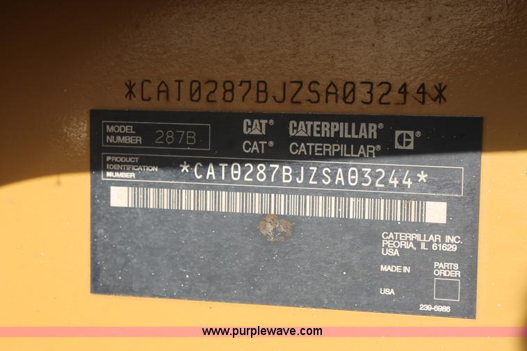 image for item C3793 2006 Caterpillar 287B skid steer