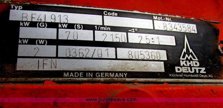 image for item E5311 Hamm 3012DS vibratory pad foot compactor