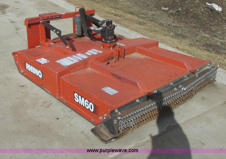 image for item E5316 Rhino SM60 skid steer rotary mower