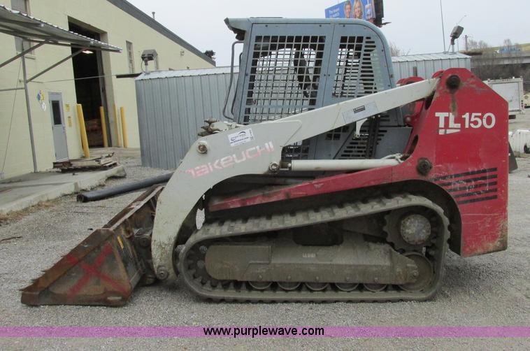 2006 Takeuchi TL150 skid steer in Kansas City, MO Item F4883 sold