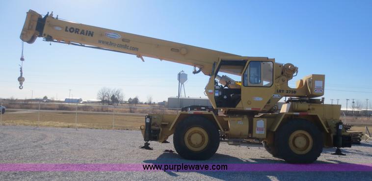image for item F6844 1990 Lorain LRT275D crane