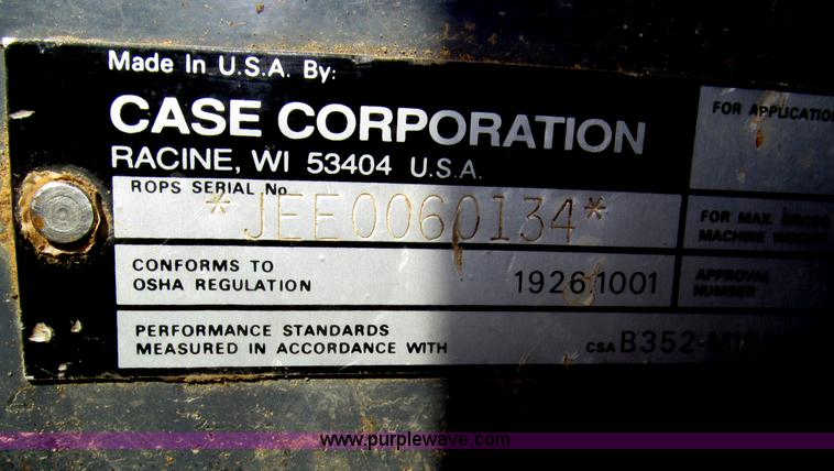 image for item F7319 1997 Case 821B wheel loader