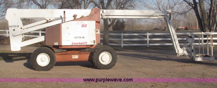 image for item F7324 Snorkelift ATB-60 boom lift