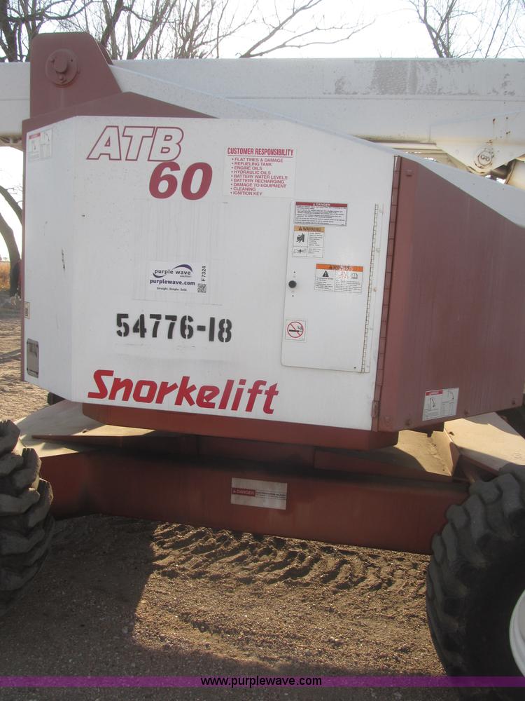 image for item F7324 Snorkelift ATB-60 boom lift