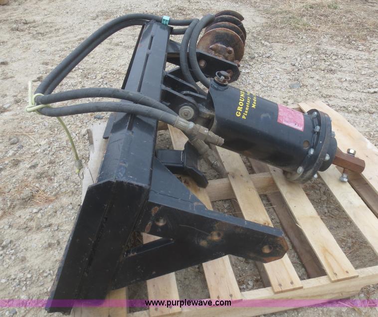 image for item F8212 2004 Harleman 3376 ground force planetary auger drive skid steer attachment