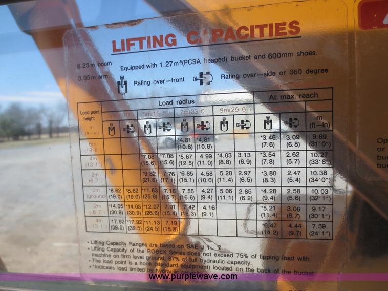 image for item F8218 1994 Hundai Robex 290LC excavator