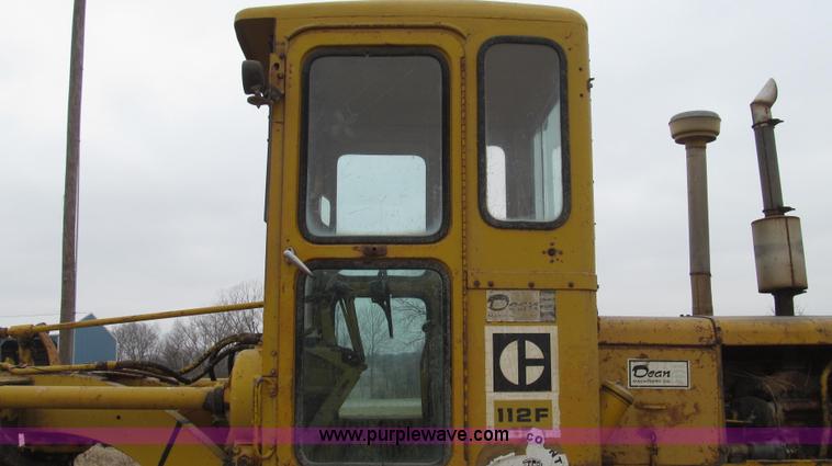 image for item G2338 1969 Caterpillar 112F motor grader
