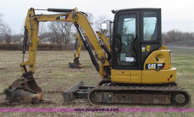 image for item G2340 2012 Caterpillar 305E CR series 4 mini hydraulic excavator