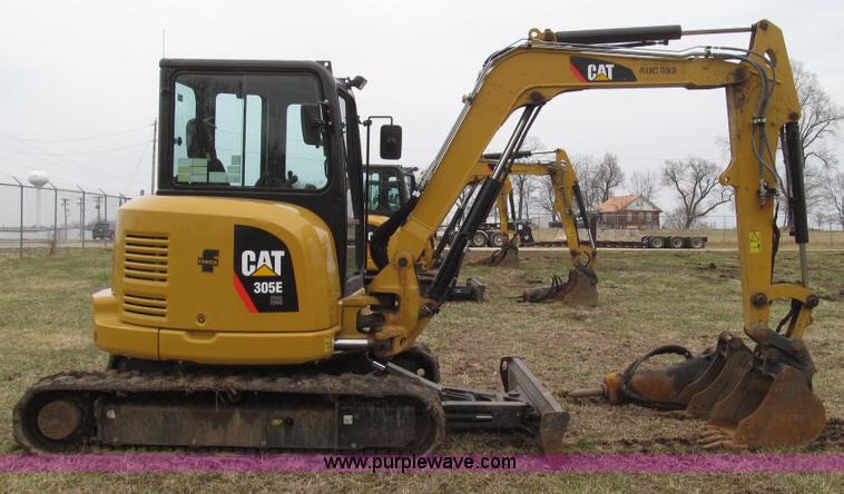image for item G2340 2012 Caterpillar 305E CR series 4 mini hydraulic excavator