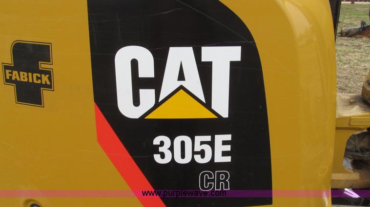 image for item G2340 2012 Caterpillar 305E CR series 4 mini hydraulic excavator