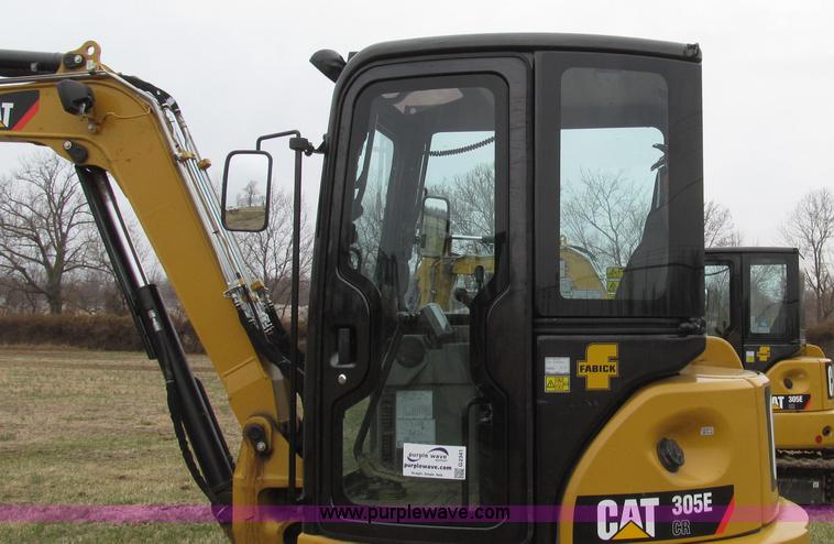 image for item G2341 2012 Caterpillar 305E CR series 4 mini hydraulic excavator