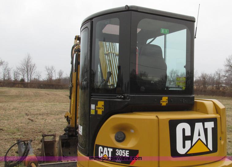 image for item G2341 2012 Caterpillar 305E CR series 4 mini hydraulic excavator