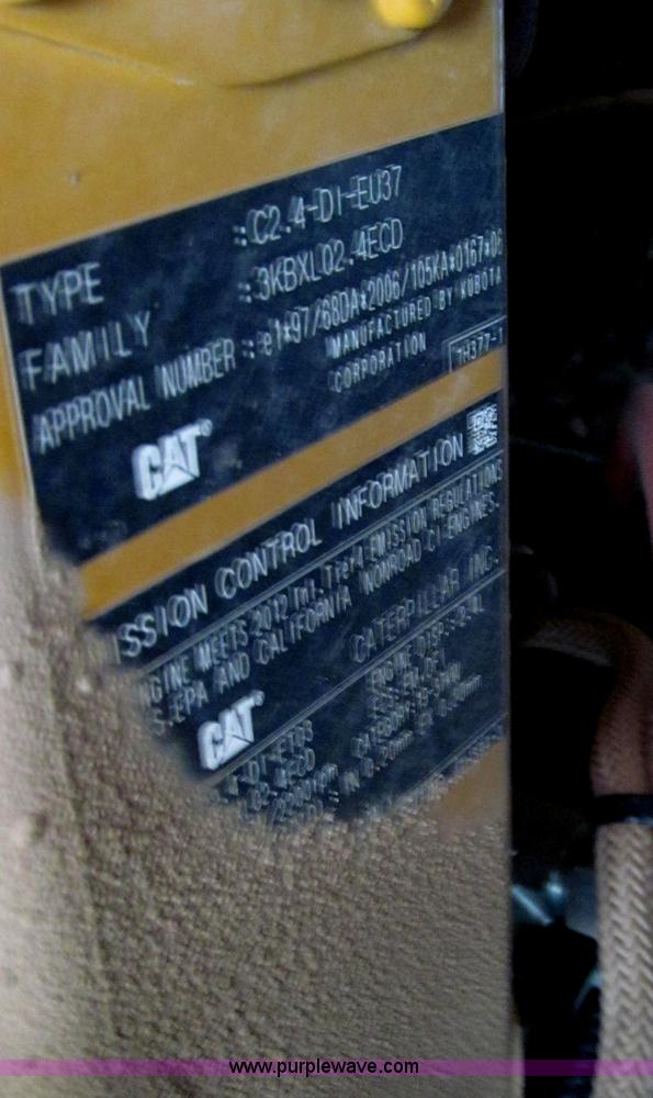 image for item G2341 2012 Caterpillar 305E CR series 4 mini hydraulic excavator