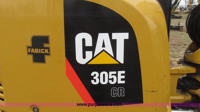 image for item G2341 2012 Caterpillar 305E CR series 4 mini hydraulic excavator