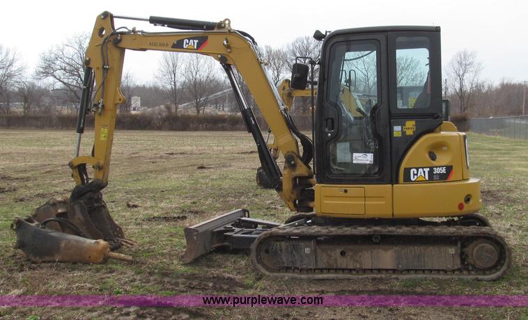 image for item G2342 2012 Caterpillar 305E CR series 4 mini hydraulic excavator