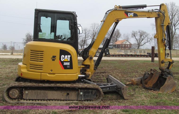 image for item G2342 2012 Caterpillar 305E CR series 4 mini hydraulic excavator