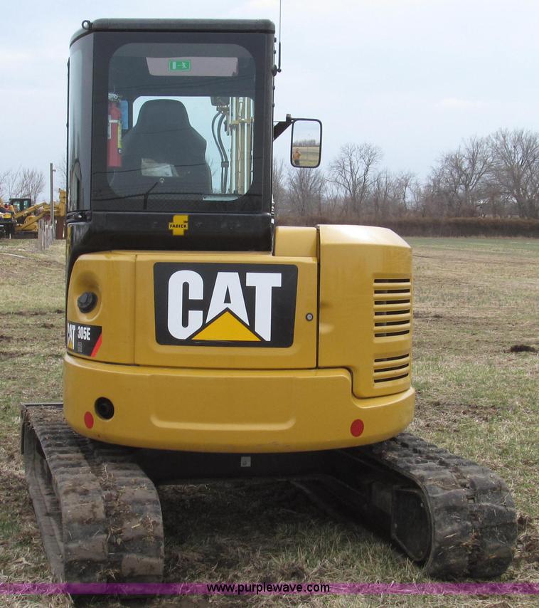 image for item G2343 2012 Caterpillar 305E CR series 4 mini hydraulic excavator