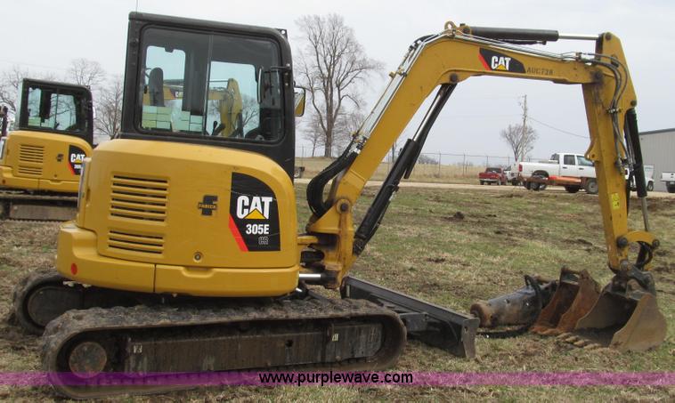 image for item G2343 2012 Caterpillar 305E CR series 4 mini hydraulic excavator