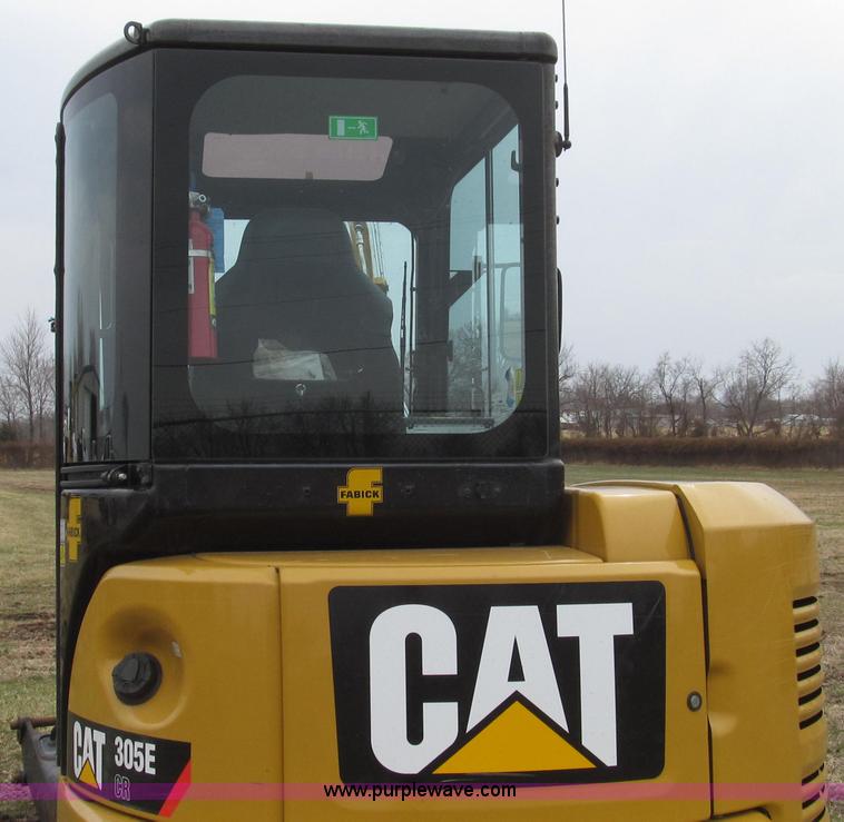 image for item G2343 2012 Caterpillar 305E CR series 4 mini hydraulic excavator