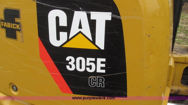 image for item G2343 2012 Caterpillar 305E CR series 4 mini hydraulic excavator