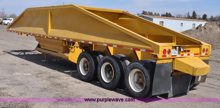 image for item G6442 1987 Midland belly dump trailer